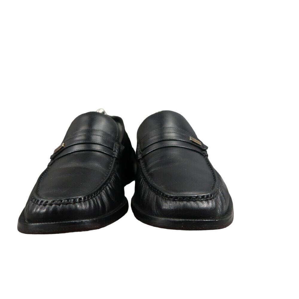 Calimod Shoes Mens 41 Loafer Moccasin Classic Slip On Leather Lifestyle Black - Picture 2 of 16